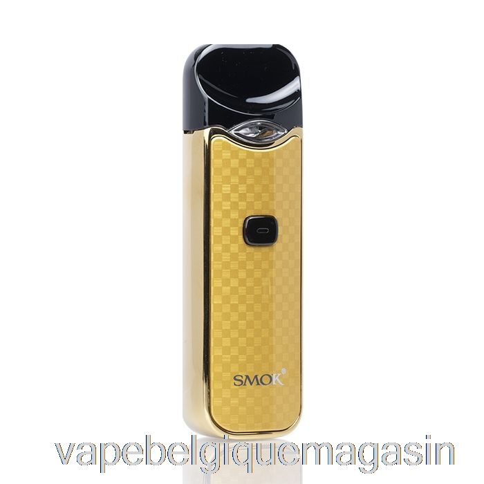 Vape Belgique Smok Nord 15w Pod Kit Fibre De Carbone Or